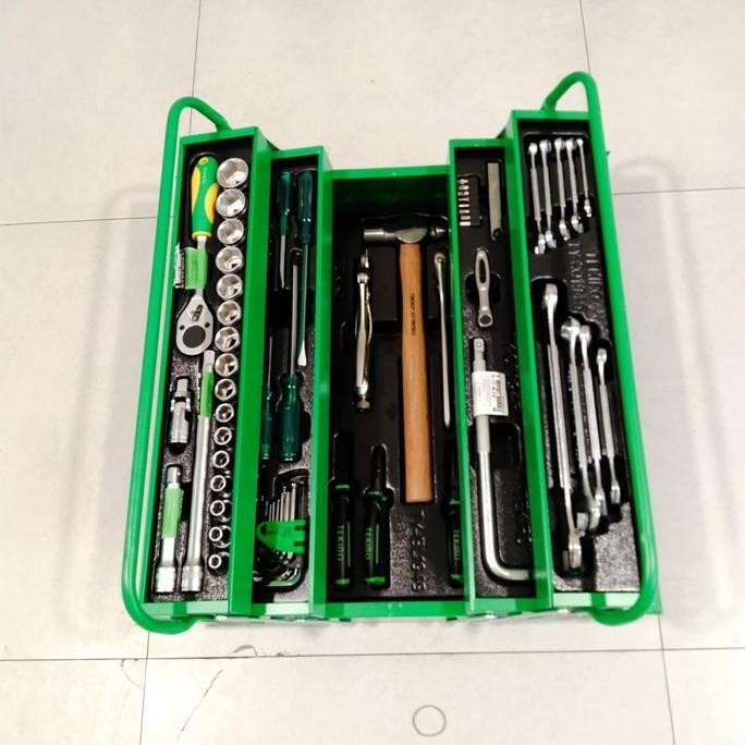 INSTAN PERKAKAS KUNCI MEKANIK / TUKANG ISI 72 PCS / SET TOOL BOX KITS TEKIRO LARIS