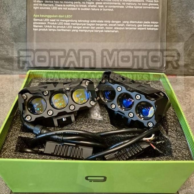 Promo Mini Projie Luminos Q9 Pro Triple Lens Blue Lens Q9 PRO / LUMINOS Q9 PRO LASER LED / MINI PROJ