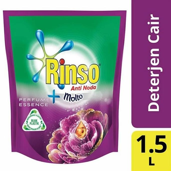 Ready Stock RINSO Molto Perfume Essence Deterjen Cair 1.5 liter