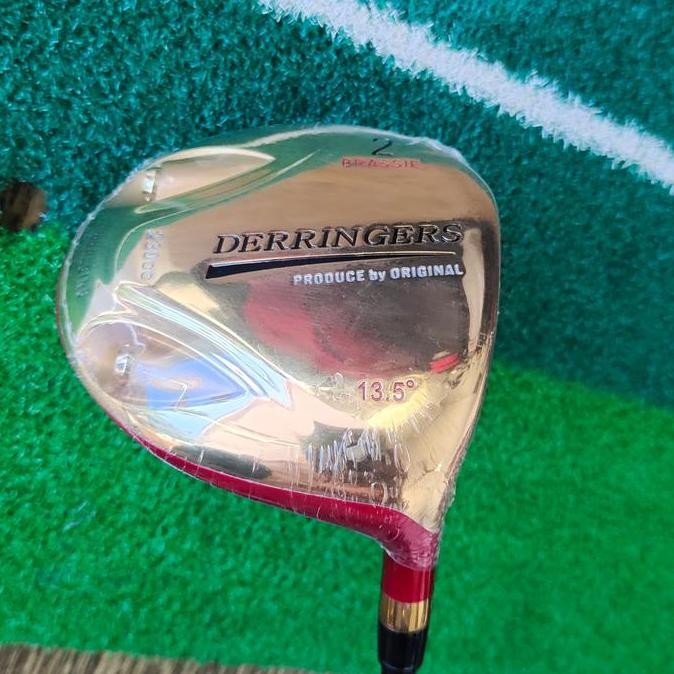 BEBAS ONGKIR - Fairway Derringer Brassie no 2 loft 13.5 Shaft Derringer R Japan