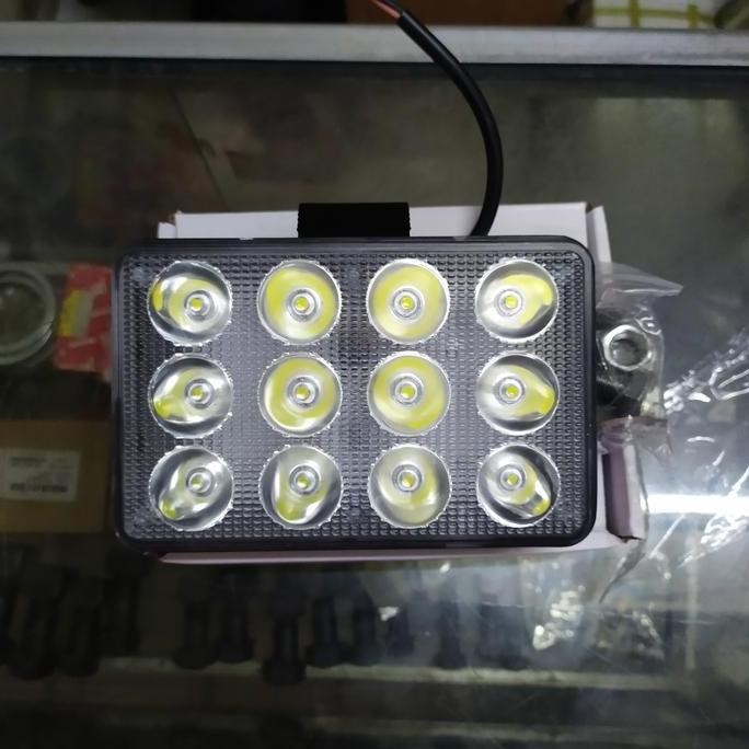 Promo LAMPU KERJA LED 24VOLT 12MATA EXCAVATOR KOMATSU SUMITOMO HITACHI KOBEL COD