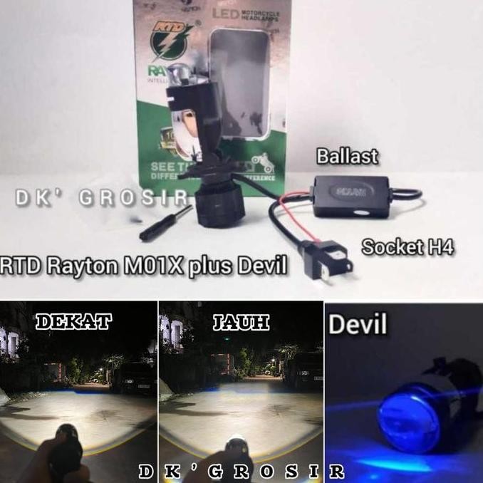 Promo DKgrosir - Lampu Depan RTD M01X COD