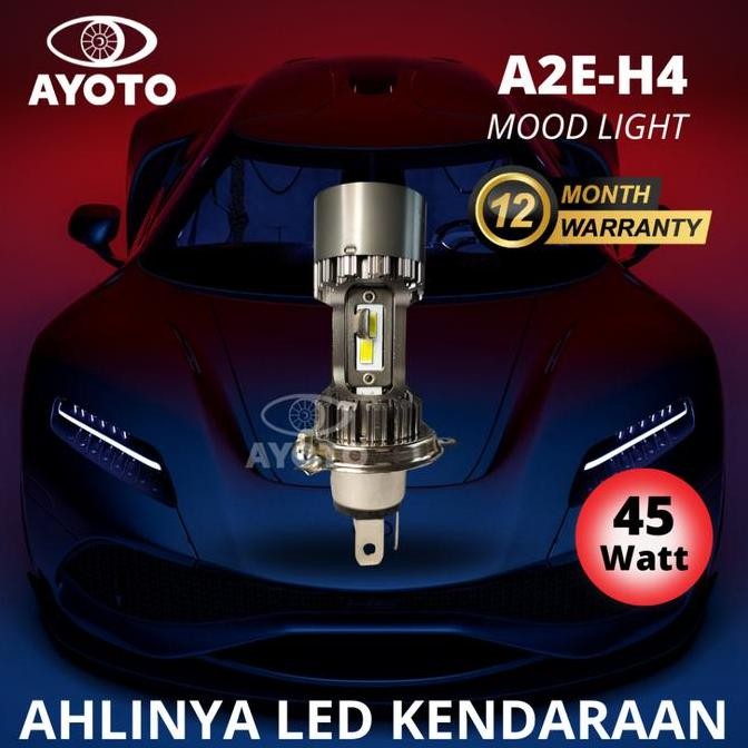 (LIVE) LAMPU LED MOTOR MOBIL AYOTO KAKI 3 H4 SERIES PREMIUM / M3A M4A A2H4 A2EH4