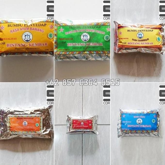 

Bumbu Penyedap MDL 525 Bintang Kembar 250 gram Bubuk Gurih Makaroni