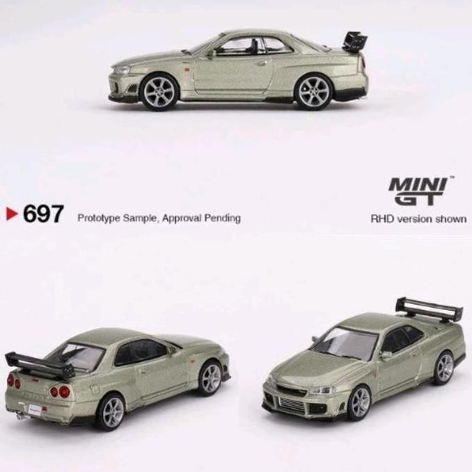MINI GT 697 NISSAN SKYLINE GTR R34 R-Z MILLENIUM JADE