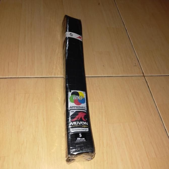 TERBARU sabuk karate hitam muvon wkf sabuk karate muvon hitam wkf HOT SALE