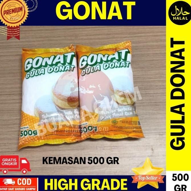 

Gula Halus Gonat 500 gram / Gula Donat Dingin Tepung / Dextrose