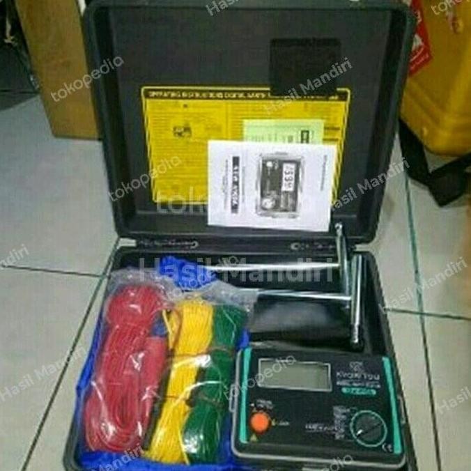 Kyoritsu 4105AH Hardcase Digital Earth Tester Grounding Tester Megger