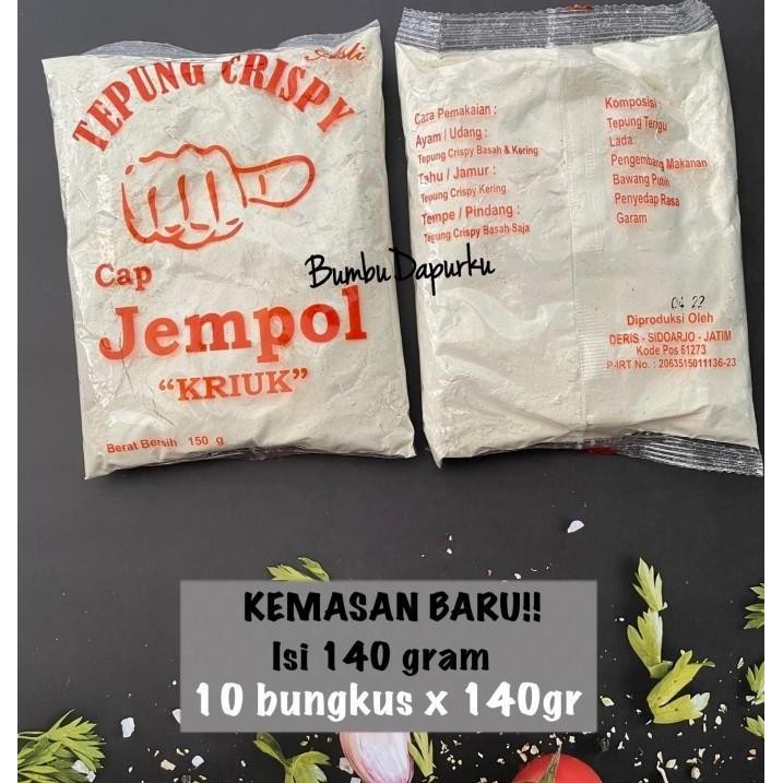 

(10 pcs) Tepung Crispy Kriuk Cap Jempol (FREE 1 SENDOK)