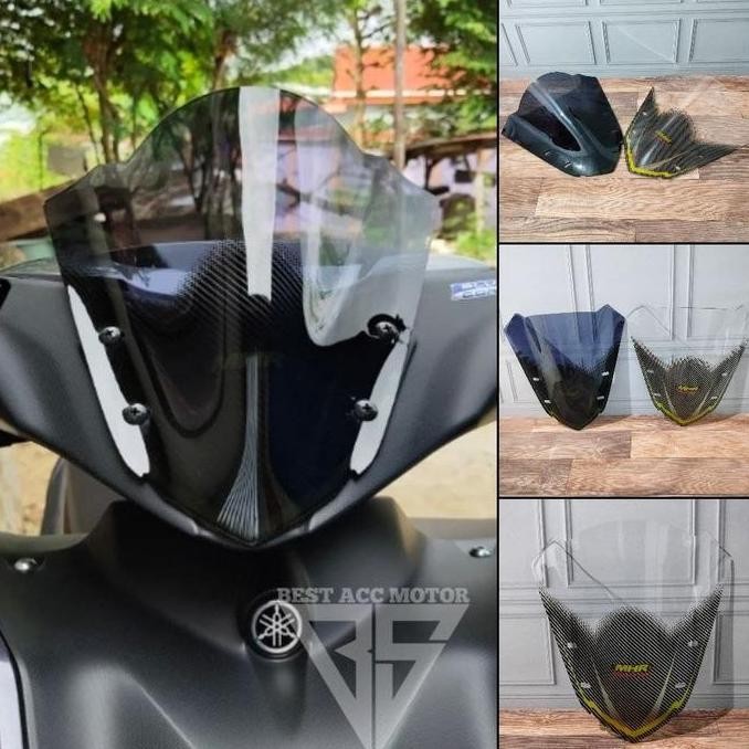 Windshield Aerox Visor Aerox Merk Mhr Carbon Terbaru