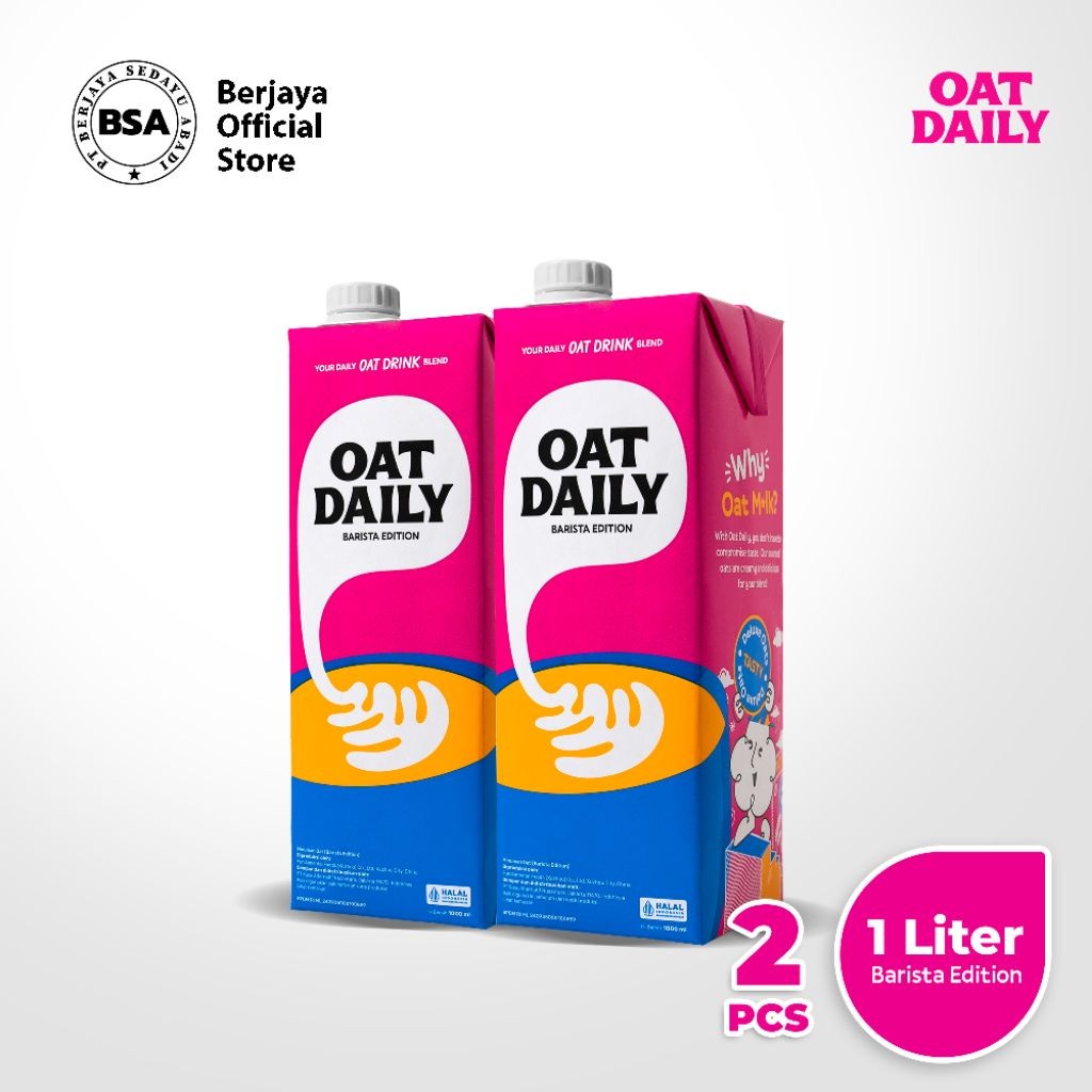 

OAT DAILY Barista Edition 1L (2pcs) Oat Milk