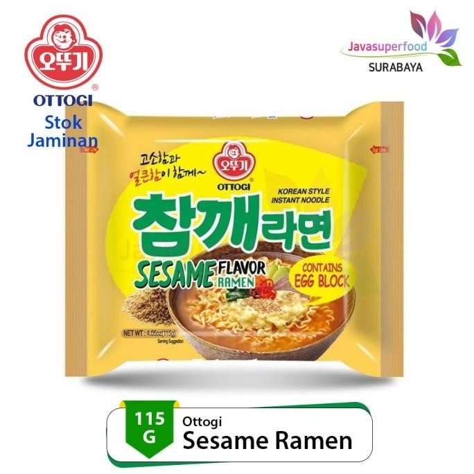 

Ottogi Sesame Ramen 115g/Mi Ramen Rasa Wijen Asli Korea