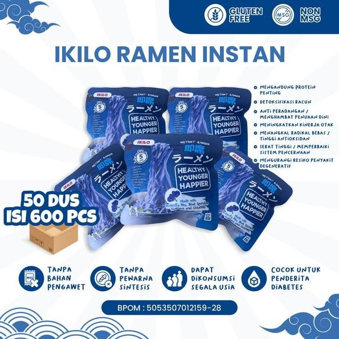 

IKILO Instan Ramen 50 Dus Ramen Sehat Mudah Praktis