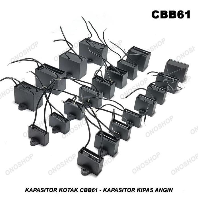 Kualitas Kapasitor Kotak Cbb61 - Kapasitor Kipas Angin 12 Uf