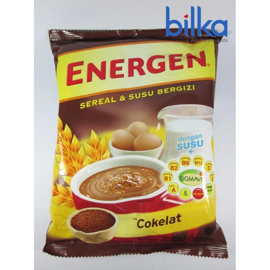 

ENERGEN SEREAL BAG COKELAT 20'S x 29g