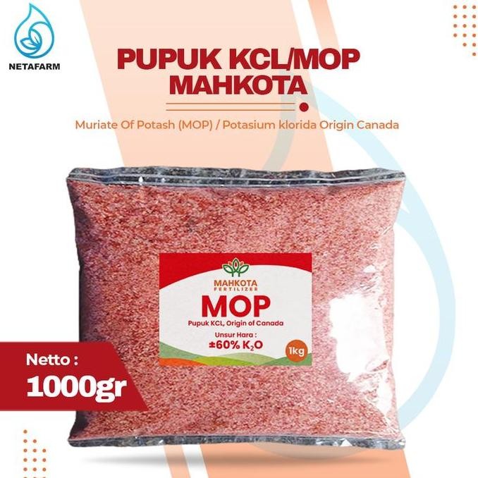 Pupuk KCL MOP Mahkota - 1kg
