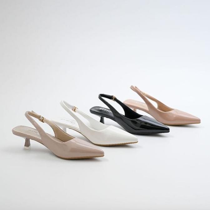 BARTIER - MOLLY HEELS SEPATU HAK WANITA HEELS 5CM GLOSSY HEELS TALI MS