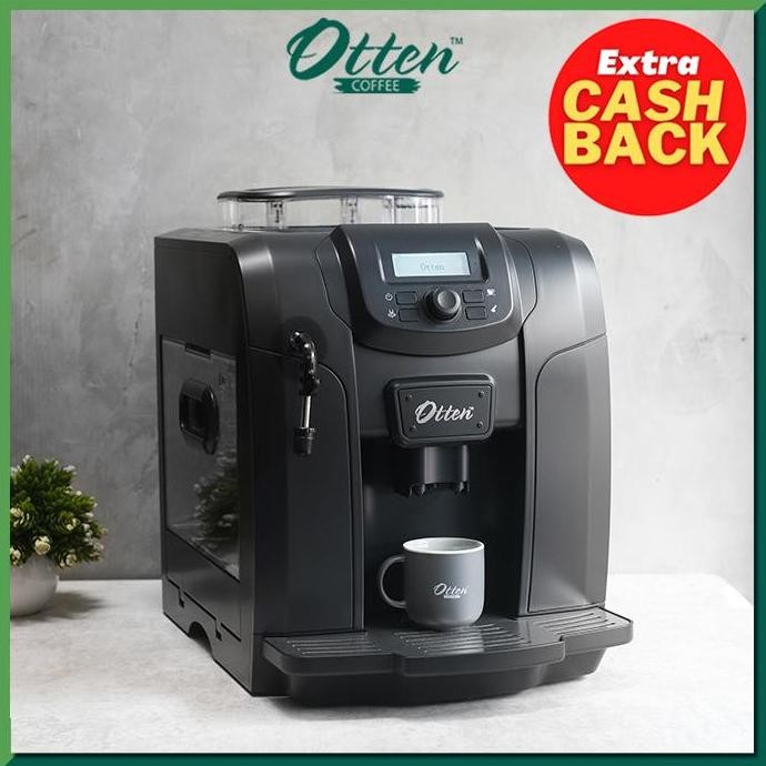 Otten - Fully Automatic Coffee Machine 715 (Black) - Mesin Kopi Espresso Otomatis EA