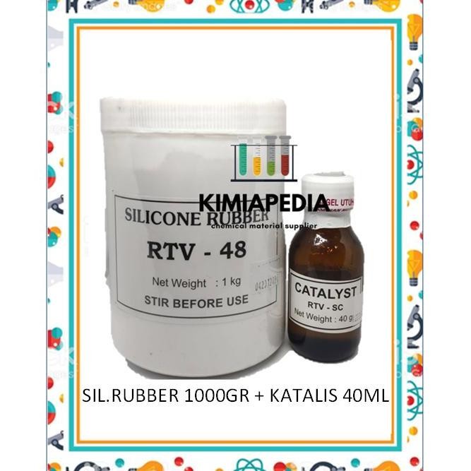 Promo Cetakan Silikon Karet / Silicon / Silicone Rubber RTV48 RTV - 48 1Kg COD