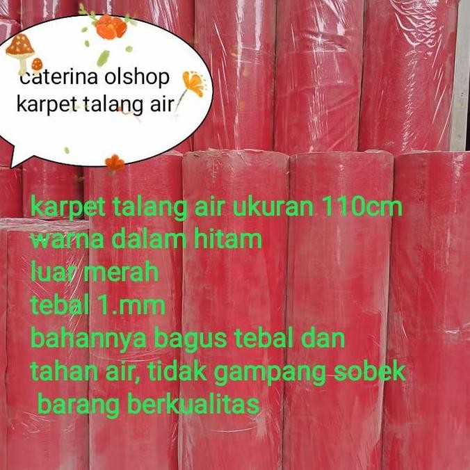 Promo karpet talang air ukuran 110cm / harga perroll/ tebal 1.mm COD