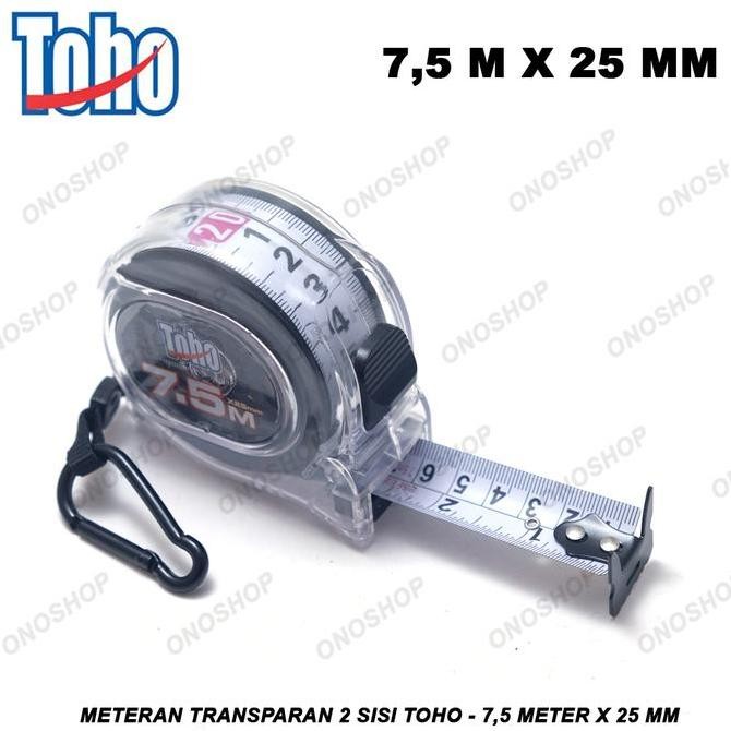

Materan Transparan 2 Sisi TOHO - 7,5 Meter x 25 mm