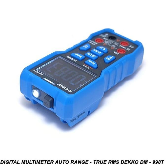 Digital Multimeter Auto Range - True RMS - Dekko DM-998T