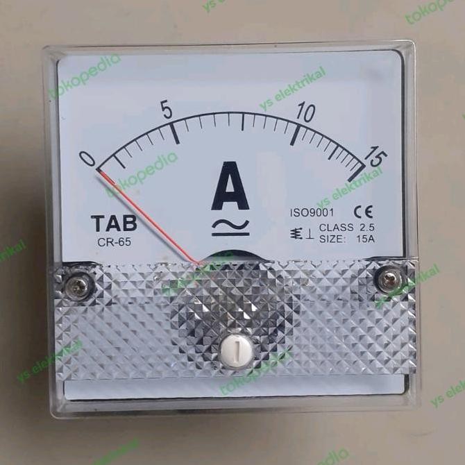 Ampere Meter Analog AC/DC CR-65 15 Amper