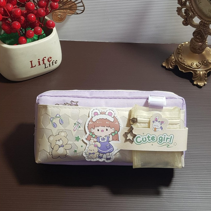 

(PCS) Tempat Kotak Pensil Fancy Lucu