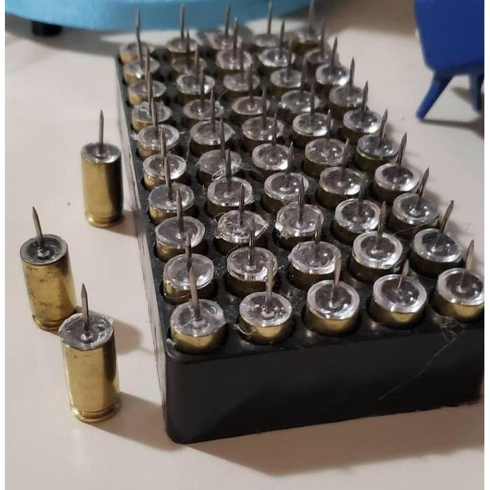 9mm Pushpin Bullet casing selongsong