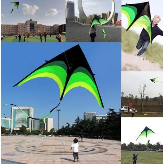 Mainan Layang Layangan Ekor Panjang Besar Jumbo Bonus Tali Benang Mainan Layangan Pantai Besar