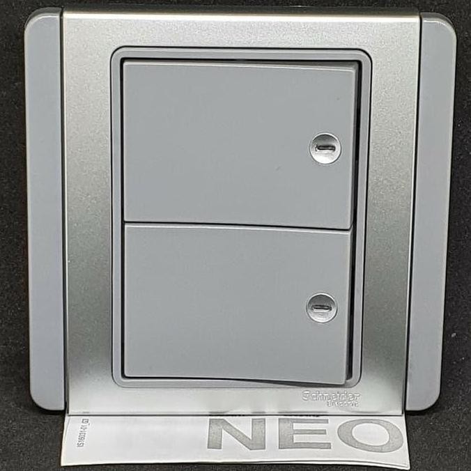 neo schneider saklar seri double clipsal