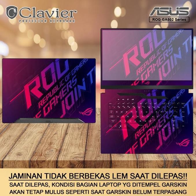 Cover Garskin Laptop Asus ROG G15 GA502 GA502I GA502IV Gambar Fullbody
