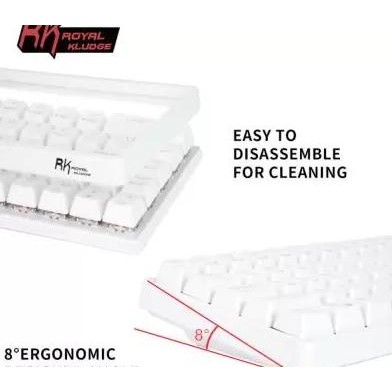 Royal Kludge RKG68 / RK-G68 / RK837 / RK68 Hotswap Mechanical Keyboard