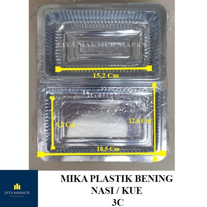 Mika Plastik 3C / Mika Kue Ukuran 3C