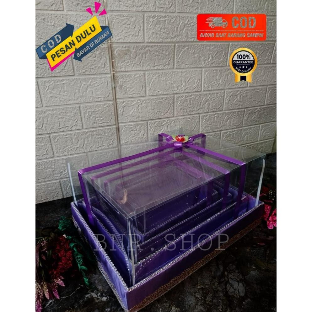

Salt Kotak Seserahan Pernikahan Set Lengkap Isi 4 Box Hantaran Parcel Mika Or42