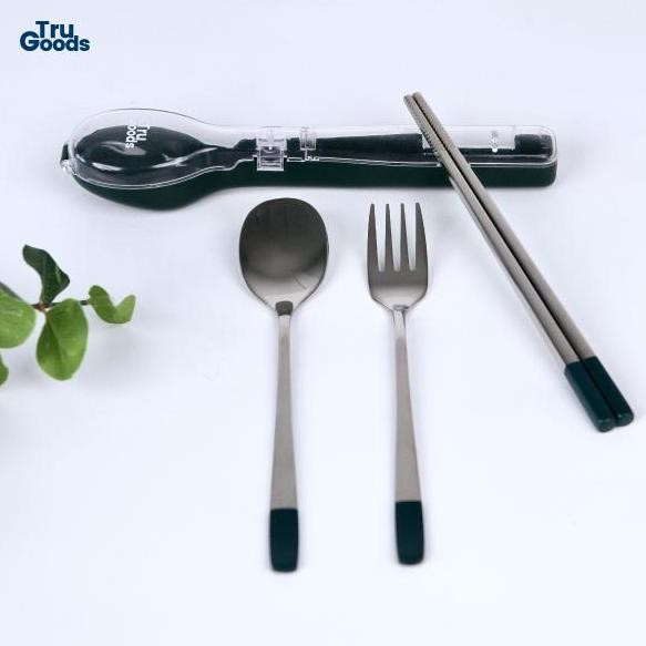Cutlery Set Pocket / Alat makan set Tru Goods