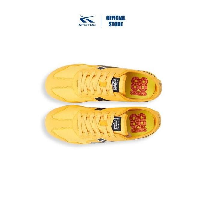 Spotec Sneakers Pother Sepatu Sneakers Pria Wanita - Kuning Hitam
