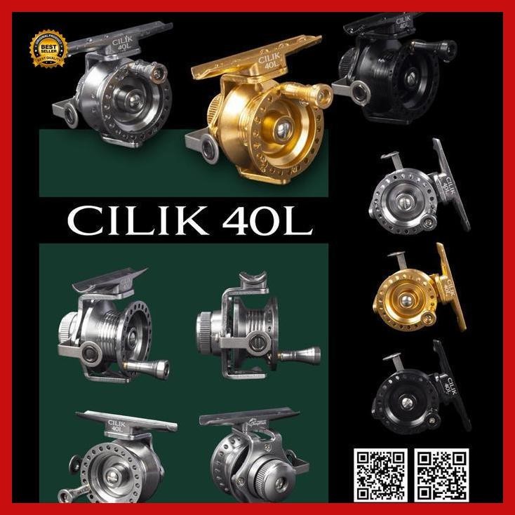 "Cod" - Reel Anyfish Cilik 40L Reel Pancing Tokos Handle Kiri Full Metal Bestseller