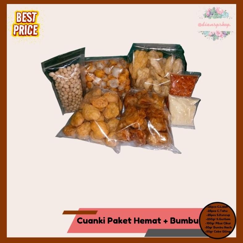 

READY STOK Cuanki Paket Hemat 7 Produk + Bumbu Lengkap Siap kirim