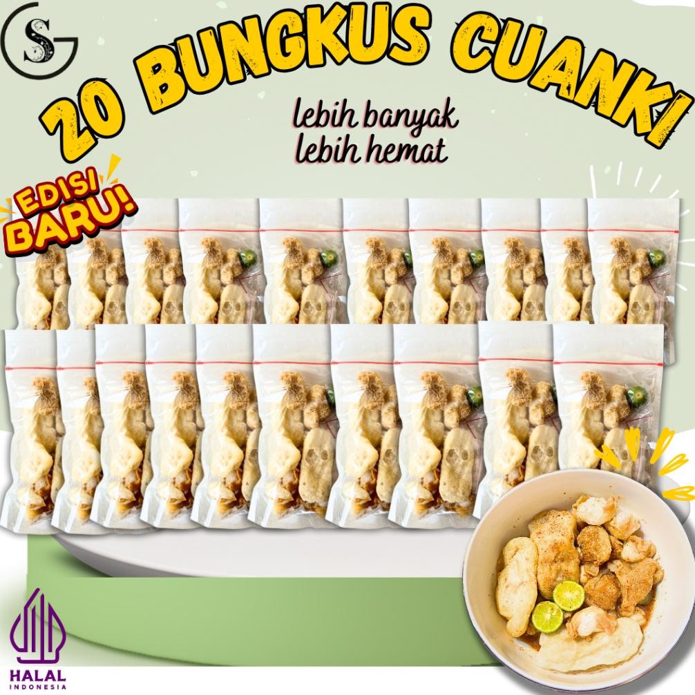 

TERMURAH 20 BUNGKUS CUANKI INSTAN PEDAS KALDU MAKANAN INSTAN Siap kirim