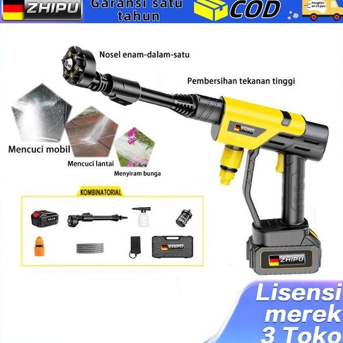 ZHIPU cuci mobil Pencucian mobil listrik Electric Car Wash Penyemprot listrik 400W Kisaran semprotan