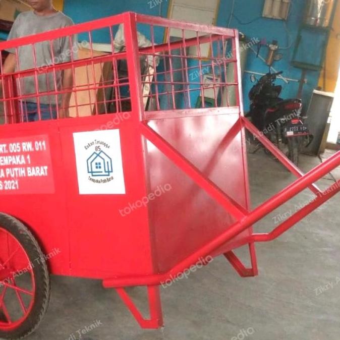 Gerobak Sampah Besi Multifungsi DS