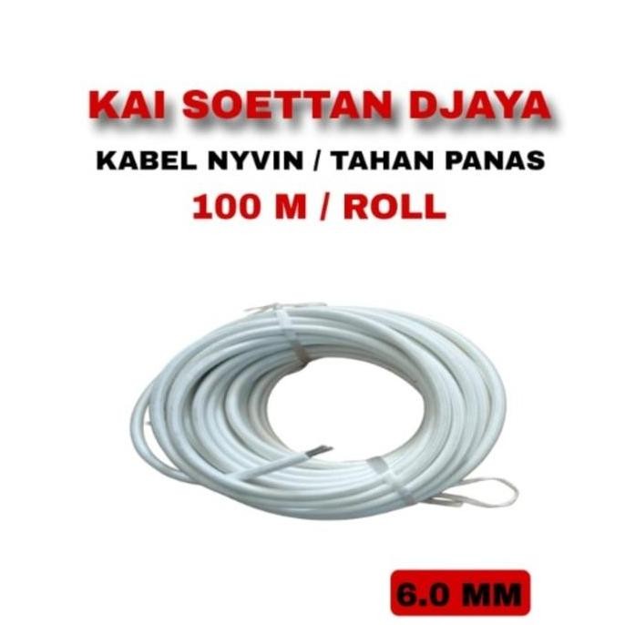 Promo Kabel tahan panas 6 mm/Kabel nyvin 6 mm COD
