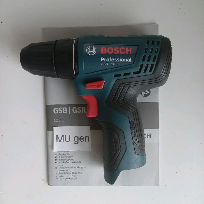 FMT bor cordless drill bosch gsr 120 li gen 3 unit only / unit saja