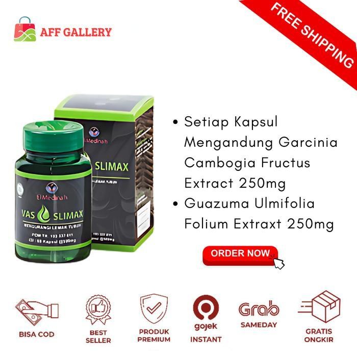 

Herbal Diet Langsing Slim Slimfit | Vas Slimax El Medinah 60 Kapsul