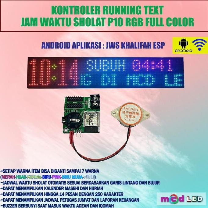 KONTROLER JWS WIFI P10 RGB