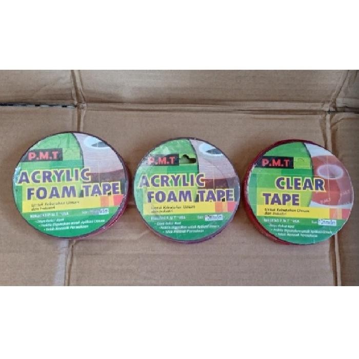 FMT Double tape acrylic foam tape/ double tape perekat merah/ Double tape merah foam tape