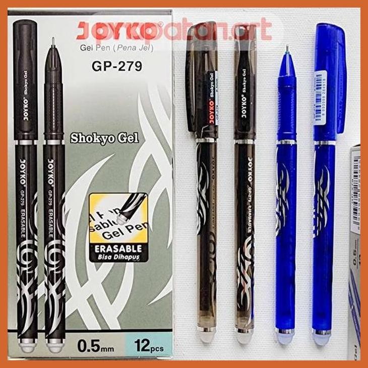 

(ATK) JOYKO GP-279 SHOKYO ERASABLE GEL PEN 0.5MM | PENA JEL | PULPEN ALAT TULIS LUKIS SEKOLAH KULIAH GAMBAR KANTOR