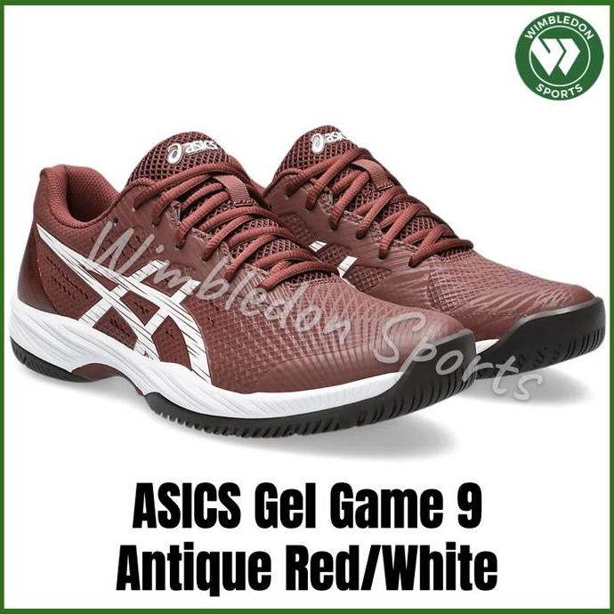 Terbaik Sepatu Asics Gel Game 9 Antique Red / Sepatu Tenis Asics Original 100% Ori