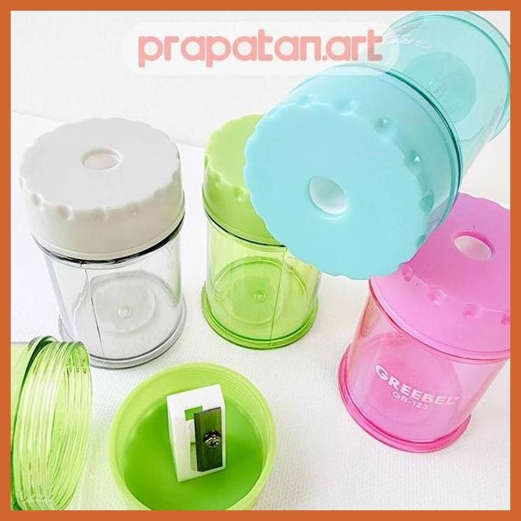 

(ATK) RAUTAN GREEBEL GB-123 | SHARPENER 1 LUBANG ALAT TULIS LUKIS SEKOLAH KULIAH GAMBAR KANTOR